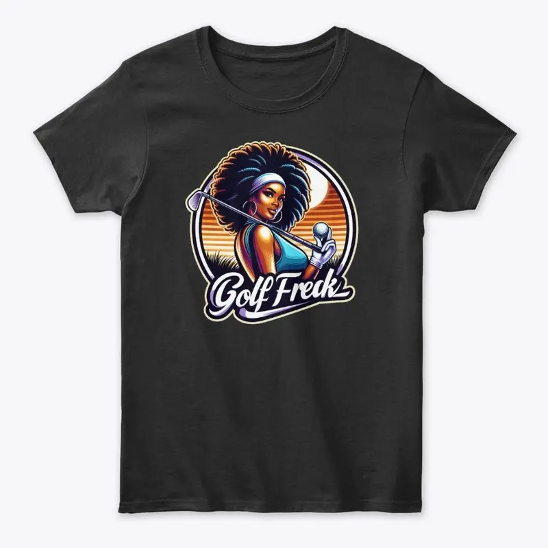 GOLF FREAKS BLACK WOMEN'S CLOTHING 